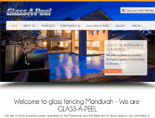 Tablet Screenshot of glassapeel.com